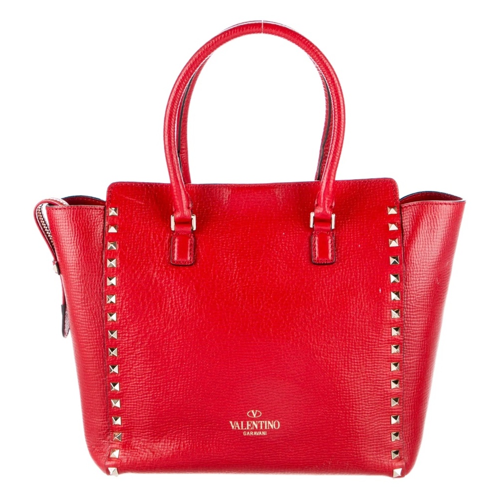 SOLD✔️ Valentino Leather Rockstud Tote